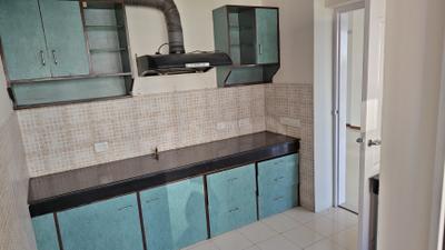 Kitchen Image of 2200 Sq.ft 3 BHK Apartment / Flat for rent in Unitech Uniworld City, New Town Kolkata for Rs. 50000