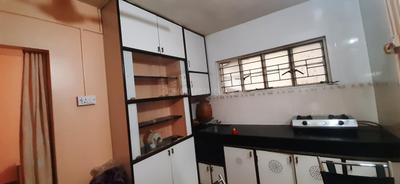 Kitchen Image of 611 Sq.ft 1 BHK Apartment / Flat for rent in Rammyanagari Housing Society, Bibwewadi Pune for Rs. 16000