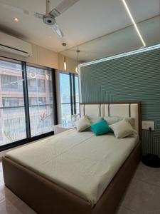 Bedroom Image of 3000 Sq.ft 3 BHK Apartment / Flat for rent in Pramukh Omkar Rivanta 1, Randesan Gandhinagar for Rs. 60000
