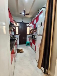 Kitchen Image of 802 Sq.ft 2 BHK Builder Floor for sale in Krishna Nagar New Delhi for Rs. 5200000