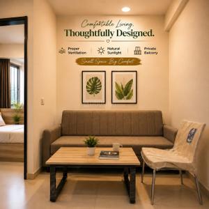 Hall Image of 300 Sq.ft 1 BHK Apartment / Flat for rent in Scheme No 140 Indore for Rs. 20000