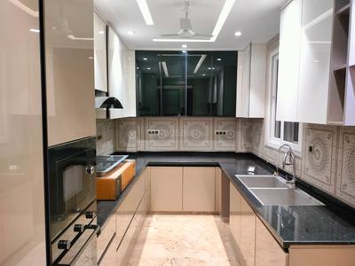 Kitchen Image of 1800 Sq.ft 3 BHK Builder Floor for sale in Safdarjung Enclave New Delhi for Rs. 58500000
