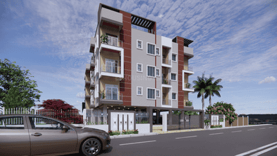 Image of 1100 Sq.ft 3 BHK Apartment / Flat for sale in Vip Road, Guwahati for Rs. 5300000