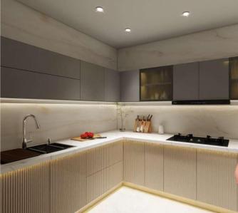 Kitchen Image of 4500 Sq.ft 4.5 BHK Apartment / Flat for sale in Shalimar One World Pinnacle, Gomti Nagar Lucknow for Rs. 54000000