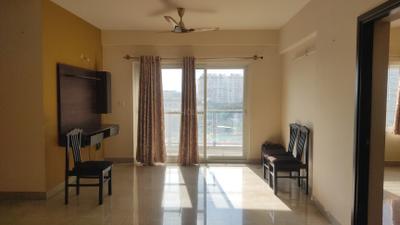 Living Room Image of 1500 Sq.ft 3 BHK Apartment / Flat for rent in Shriram Signiaa, Electronic City Bengaluru for Rs. 45000