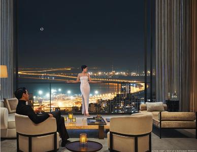 Hall Image of 1400 Sq.ft 3 BHK Apartment / Flat for sale in Rustomjee Vista Bay, Sewri Mumbai for Rs. 63200000