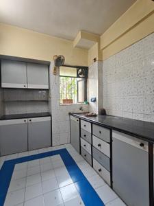 Kitchen Image of 650 Sq.ft 1 BHK Apartment / Flat for rent in Kalwa Thane for Rs. 21000