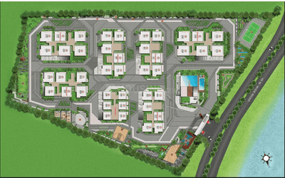 Image of 1491 Sq.ft 3 BHK Apartment / Flat for sale in Candeur Lakescape, Kondapur, Hyderabad for Rs. 19400000