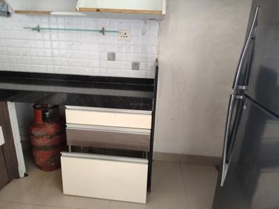Kitchen Image of 650 Sq.ft 1 BHK Apartment / Flat for rent in Hrutviin Unnati Avenue, Kondhwa Budruk Pune for Rs. 22000