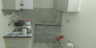 Kitchen Image of 400 Sq.ft 1 BHK Builder Floor for rent in Bali Nagar New Delhi for Rs. 14500