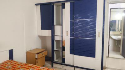 Bedroom Image of 1080 Sq.ft 2 BHK Apartment / Flat for rent in Adani The Meadows, Shantigram Ahmedabad for Rs. 34500