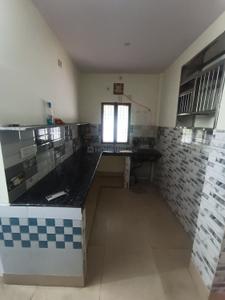 Kitchen Image of 950 Sq.ft 1.5 BHK Apartment / Flat for rent in Akash Ganga Apartment, Vasundhara Ghaziabad for Rs. 16000