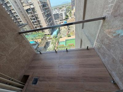 Balcony Image of 1990 Sq.ft 3 BHK Apartment / Flat for rent in Shreenathji Delta Riviera, Ulwe Navi Mumbai for Rs. 75000