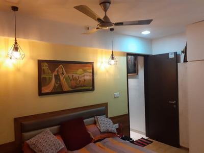 Bedroom Image of 1200 Sq.ft 2 BHK Apartment / Flat for rent in Gee Cee Cloud 36 Phase I, Ghansoli Navi Mumbai for Rs. 75000