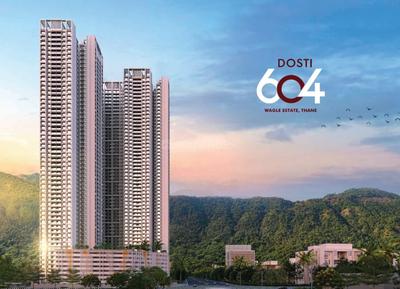 Image of 900 Sq.ft 2 BHK Apartment / Flat for sale in Dosti West County Phase 4 Dosti Pine, Thane West, Thane for Rs. 14600000