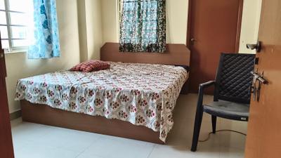 Bedroom Image of 1306 Sq.ft 3 BHK Apartment / Flat for rent in Srijan Green Field City Classic Premium, Maheshtala Kolkata for Rs. 22000