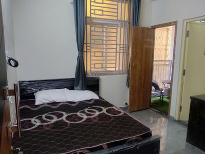 Bedroom Image of 350 Sq.ft 1 RK Apartment / Flat for rent in Domlur Layout Bengaluru for Rs. 25000