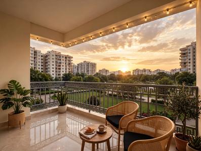 Balcony Image of 1645 Sq.ft 3 BHK Apartment / Flat for sale in Argora Ranchi for Rs. 9199991