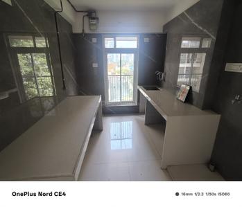 Kitchen Image of 550 Sq.ft 1 BHK Apartment / Flat for rent in Rishi Trilok Park, Kandivali West Mumbai for Rs. 37000