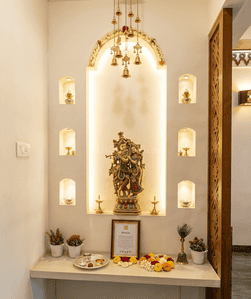 Pooja Room Image of 2293 Sq.ft 3 BHK Apartment / Flat for sale in Goldbricks Anandam Miraya, Kachana Raipur for Rs. 10800000