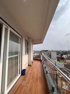 Balcony Image of 1400 Sq.ft 3 BHK Apartment / Flat for sale in Sigra Varanasi for Rs. 14000000