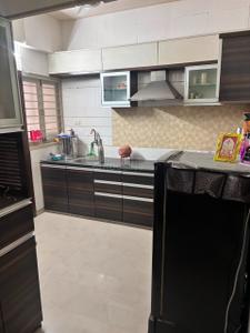 Kitchen Image of 856 Sq.ft 3 BHK Apartment / Flat for rent in Memnagar Ahmedabad for Rs. 36000