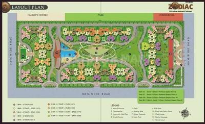 Image of 949 Sq.ft 2 BHK Apartment / Flat for sale in Amrapali Zodiac, Sector 120, Noida for Rs. 9600000