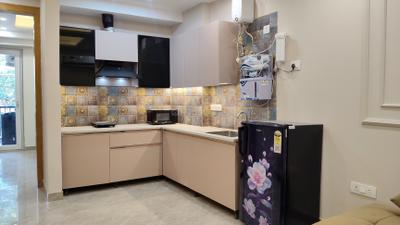 Kitchen Image of 751 Sq.ft 1 BHK Independent House for rent in Sushant Lok Phase 1 Gurgaon for Rs. 38000