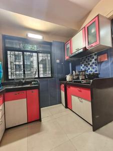 Kitchen Image of 1450 Sq.ft 3 BHK Apartment / Flat for rent in Neelsidhi Jai Balaji CHS, Nerul Navi Mumbai for Rs. 80000