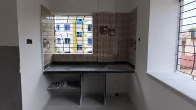 Kitchen Image of 450 Sq.ft 1 BHK Apartment / Flat for sale in Paschim Putiary Kolkata for Rs. 1700000