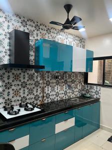 Kitchen Image of 1800 Sq.ft 3 BHK Duplex for rent in Aaditva Society Row House, Bhosari Pune for Rs. 32000
