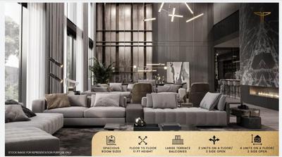Hall Image of 3461 Sq.ft 5 BHK Apartment / Flat for sale in Eldeco Trinity, Gomti Nagar Lucknow for Rs. 36300000