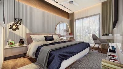 Bedroom Image of 1200 Sq.ft 2 BHK Apartment / Flat for sale in Sonam Indradhanush, Mira Road East Mira Bhayandar for Rs. 12000000