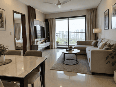 Living Room Image of 1680 Sq.ft 3 BHK Apartment / Flat for sale in The Prestige City Avalon Park, V. Kallahalli Bengaluru for Rs. 18800000