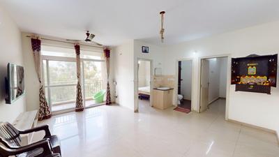 Living Room Image of 1096 Sq.ft 2 BHK Apartment / Flat for sale in Eden At Brigade Cornerstone Utopia, Varthur Bengaluru for Rs. 16900000