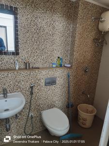 Bathroom Image of 880 Sq.ft 1 BHK Apartment / Flat for sale in Palava Phase 2 Thane for Rs. 3200000