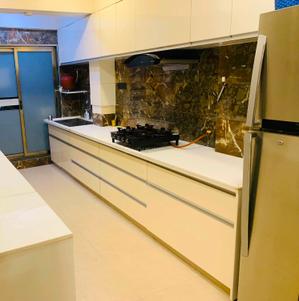 Kitchen Image of 1700 Sq.ft 3 BHK Apartment / Flat for sale in Goyal Orchid Whitefield, Makarba Ahmedabad for Rs. 21500000