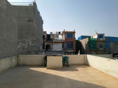 Terrace Image of 1200 Sq.ft 4 BHK Independent House for rent in Govindpuram Ghaziabad for Rs. 19000