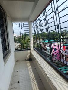 Balcony Image of 1050 Sq.ft 3 BHK Apartment / Flat for rent in Kalyani Nadia for Rs. 12000