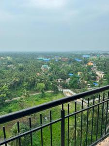 Balcony Image of 966 Sq.ft 3 BHK Apartment / Flat for sale in Siddha Happyville , Rajarhat Kolkata for Rs. 8000000