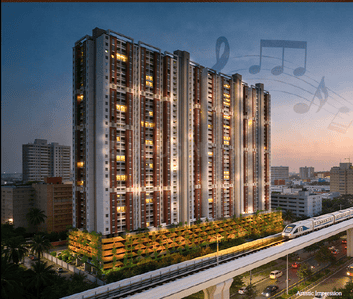 Image of 1664 Sq.ft 3 BHK Apartment / Flat for sale in Vardhaman Skysymphony, Wakad, Pune for Rs. 14800000