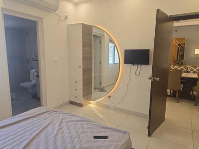 Bedroom Image of 1200 Sq.ft 2.5 BHK Apartment / Flat for rent in Prestige Bagamane Temple Bells, RR Nagar Bengaluru for Rs. 50000