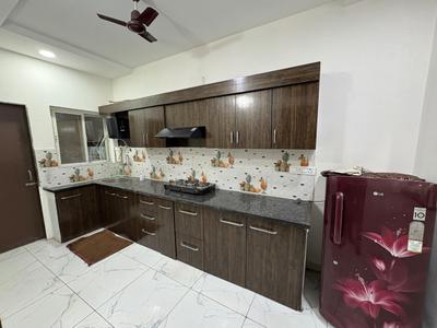 Kitchen Image of 800 Sq.ft 2 BHK Independent House for rent in Bhawrasla Indore for Rs. 19000