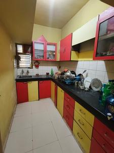 Kitchen Image of 1352 Sq.ft 3 BHK Apartment / Flat for rent in Baguiati Kolkata for Rs. 29000