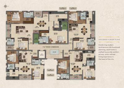 Image of 1850 Sq.ft 3 BHK Apartment / Flat for sale in Ashok Nagar, Chennai for Rs. 30500000