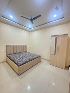 Bedroom Image of 900 Sq.ft 2 BHK Builder Floor for rent in Vijay Nagar Indore for Rs. 27000