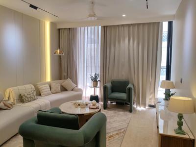 Living Room Image of 850 Sq.ft 1 BHK Builder Floor for rent in DLF Siris Estate, DLF Phase 3 Gurgaon for Rs. 30000