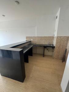 Kitchen Image of 700 Sq.ft 1 BHK Apartment / Flat for rent in Lodha Belmondo, Gahunje Pune for Rs. 22000