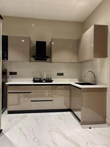 Kitchen Image of 500 Sq.ft 1 BHK Apartment / Flat for sale in Hare Krishna Resort And Suites, Sunrakh Bangar Vrindavan for Rs. 4950000