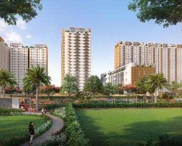 Image of 1086 Sq.ft 3 BHK Apartment / Flat for sale in The World of Joy, Siruseri, Chennai for Rs. 7600000